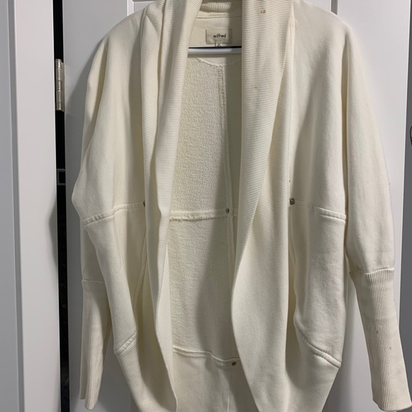 XS Cream Wilfred Aritzia Diderot Sweater/cardigan - Picture 1 of 7